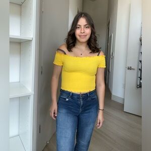 Forever 21 Yellow shirt - S